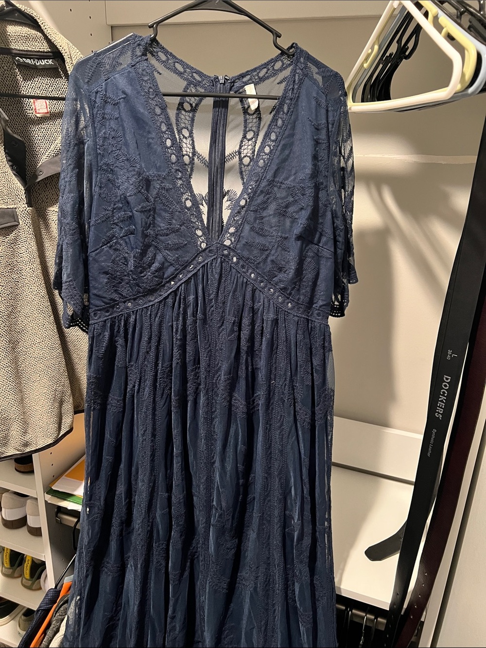 Pinkblush Navy Maternity Dress